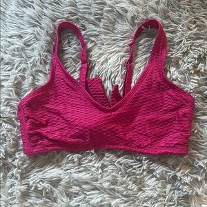 Xhilaration Pink Bikini with Textured Design